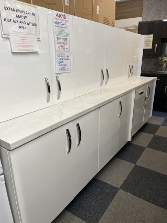 Click Here To Enlarge This Photo Of White Gloss 3 Metre Run