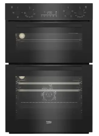 Click Here To Enlarge This Photo Of Beko Black Electric Double oven&period; BBDF22300B